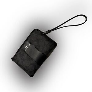 Coach Black Wristlet